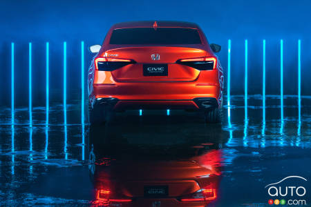 2022 Honda Civic concept, rear